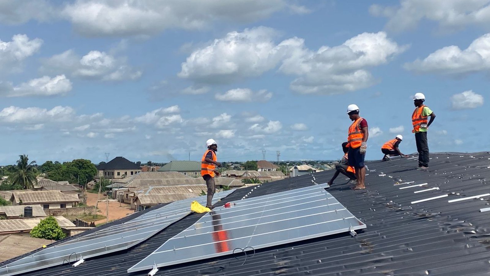 Rooftop solar panels